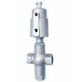 Thread Connection Stainless Steel 3 Ways Angle Seat Valve thumbnail-1
