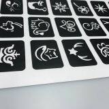 Waterproof Temporary Tattoo Sticker Black Disposable Hand Arm Girl Boy Body Sticker Tattoo Stencil For Tattoo Ink thumbnail-1