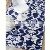 MACHINE KNITTED MICRO FIBER RUG - M526 GREY/NAVY Contemporary MODERN DESIGN thumbnail-2