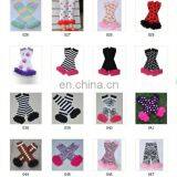 Toddler Chiffon Ruffle Knee Pads Leg Warmers Girls Boutique Lace Ruffle Leggings 118styles for Choose thumbnail-3