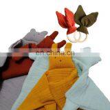 Модный милый зверёк - кролик, подушка - игрушка для младенцев из органического хлопкового мюзлина