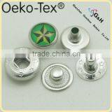 Custom Printed Pearl Spring Snap Fastener