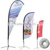2016 Hot Sale Flying Banner Tear Drop Beach Flag thumbnail-1