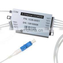 Mini Box 8Ch CWDM Passive Mux Demux Module, 1270~1610nm Compact CWDM 8+1CH CCWDM With 1310nm Upgrade Port thumbnail-3