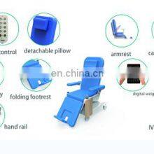 High Quality Electric Blood Collection Dialysis Chair for Hospital Use thumbnail-4