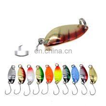 Amazon Hot Sale 2.5g FISHING LURE BLANKS Metal Fishing Spoon Freshwater Fish Lure thumbnail-1