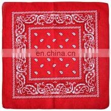 Wholesale Multifunctional Outdoor Sport Cycling Square Headband Bandanas Paisley Pattern Cowboy Scarf Cotton Bandana thumbnail-5