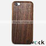 Ebony bamboo engraved wood phone cover