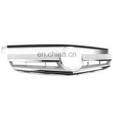 OEM 2048800023 Front Hood Grille Assembly Silver for Mercedes-Benz C W204 SPORT 2009-2014 thumbnail-1
