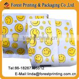 smile logo paper bag colorfullyPrinted white Paper food Bag