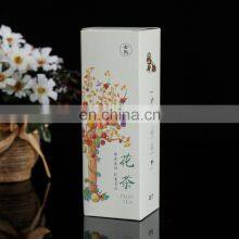 Free Samples China Supplier Small Boxes Packaging Folded Custom Printed LOGO Oil Paper White Paper Card Box Packaging thumbnail-3