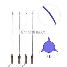 HDK Absorbable PCL PDO Twist Tornado Screw Lifting Threads Sharp Needle Rejuvenating Facelifting Fios 26G-27G thumbnail-2