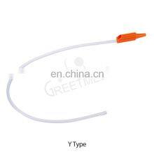 Best selling disposable pvc medical single use 14 fr endotracheal y connector suction catheter