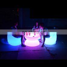 Outdoor Indoor Used Nightclub Lounge Led Furniture Bar Table Led Chairs Sofa Set Light up Sofa Hookah Lounge Furniture Bar Sofa thumbnail-4