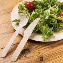 100% Compostable Biodegradable Cutlery Disposable Cutlery Set Spoon Fork Knife(1000/Case) thumbnail-2