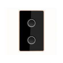 New Arrival Curved Glass Touch Panel Switch ZigBee Aluminum Frame Tuya Smart Home Light Wall Switch thumbnail-4