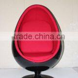 Replica Fiberglass Cashmere Eero Aarnio Oval Ball Chair/bubble Chair With Aluminum Alloy Epidermis thumbnail-2