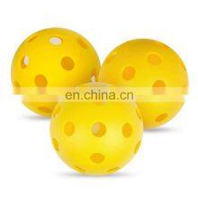 Outdoor 40 Holes 74mm Indoor 26 Hole Plastic Pickle Ball Professional Customization Pickleball Balls thumbnail-4