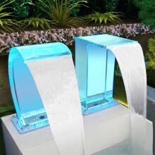 High Quality Acrylic Arc Hook Fountain LED Strip Decorative Waterfall for Garden Pool Tools & Accessories