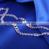 Simple Design Fashion Jewelry Rhodium Plated Cheap Short Chain Necklace thumbnail-5