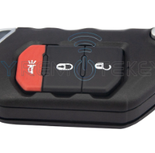 FCC OHT1130261 Keyless / Proximity Smart Flip Key 3 Button 433mhz 4A Chip for 2018-2021 Jeep Wrangler Gladiator P/N 68416782AA thumbnail-3