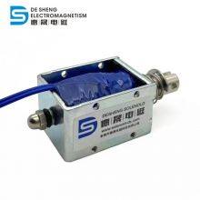 Factory Supply DC 24V DS-1040 Push Pull Linear Open Frame Solenoid With 10mm Stroke for Automation Equipment thumbnail-4