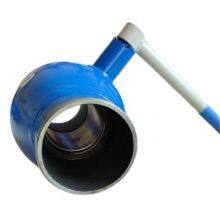 GOST Q61F DN80 PN25 Welded Ball Valve Cast Steel Carbon Steel Hard Seal Worm Gear Handle Ball Valve thumbnail-3