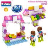 2016 Cogo Girls Blocks 2 in 1 Safe Material Building Blocks Toys Cogo Brick