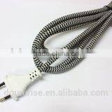 Textile Braided Power Cable Set Lamp Cord
