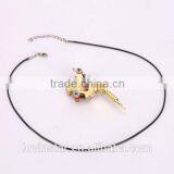 Trendy Golden/Silver Mini Toy Tattoo Machine Prices Pendant With Long Chain thumbnail-1