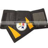 Promotional Trifold Nylon Wallet in Black Color / Trifold Nylon Wallet thumbnail-1