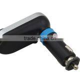 Car Mp3 fm Modulator sd Mmc Usb, FM Transmitter With 2.1A Car Charger, Supports MP3/WMA Format