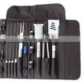 Yangjiang Factory Manufacture Stainless Steel Bbq Cooking Tools With Nylon Bag thumbnail-1