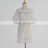 Organ Short Sleeve Straight Daily Wear Dress Women thumbnail-2