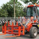 ER10 Euro III Engine Front Wheel Loader With Grapple Bucket thumbnail-1