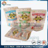 Biodegradable Rice Paper Stand Up Pouch With Window For Snack Food thumbnail-5
