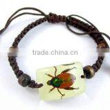 New Trendy India Style Wax String Bracelet With Resin Animal Charm thumbnail-3