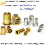 Custom Precision CNC Turning Hexagonal Rivet Nuts