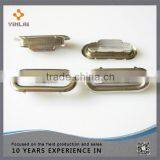 20mm White Nickle Groove Buckle thumbnail-1