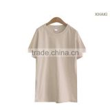 China online alibaba khaki t-shirt custom print
