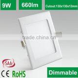 Dinmable Ip44 Led Lamp 9w Led Pannel Light for Showroom With Saa Rohs C-tick thumbnail-1