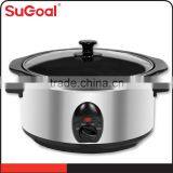 5 Liter High Quality Stainless Steel Oval Slow Cooker thumbnail-3