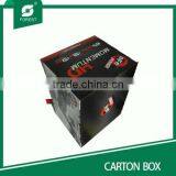 RSC Mode Foldable Brown Paper Carton Box for Machine thumbnail-4
