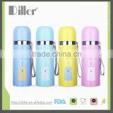 2015 Hot Sale Cheap Thermos Glass Stainless Steel Hip Flask thumbnail-1