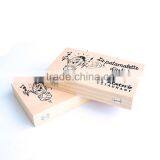 Wooden Box Art Set Coloring Tools in Wooden Box of 42PCS thumbnail-4