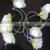 White Rose LED Stringt Lights for Wedding Decoration