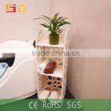 Europen Style Wooden Bamboo Storage Rack for Bathroom thumbnail-2