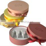 Custom New-style Leatherette Round Box Paper thumbnail-4