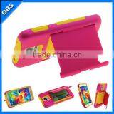 PC Silicone Mobile Phone Case With Stand Case Function for Samsung S5 thumbnail-1