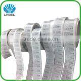 High Quality Letterpress Printing Jewellery Barcode Labels thumbnail-4